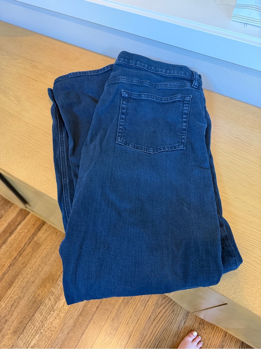 Frame Denim Dark Blue Modern Straight Jeans